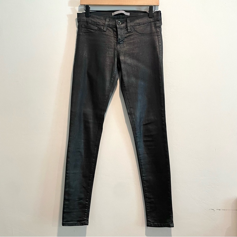 Plastic by Gly Coated Skinny Jeans